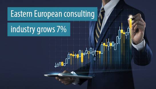 Eastern European consulting industry grows 7%, market worth €1.4 billion