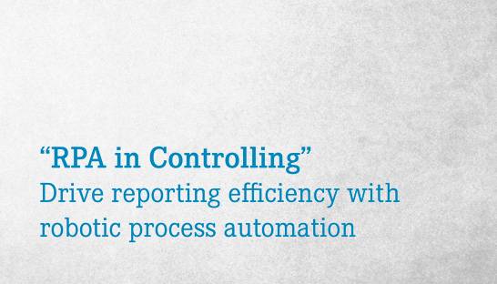 Robotics can drive reporting and planning efficiency in controlling
