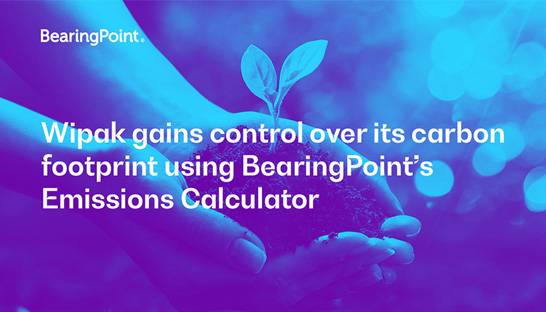 BearingPoint supports Wipak with 2025 zero-emission goal