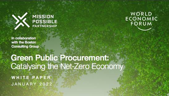 Government procurement accounts for 15% of global emissions