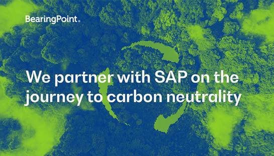 SAP teams up with BearingPoint to advance its zero emission solutions