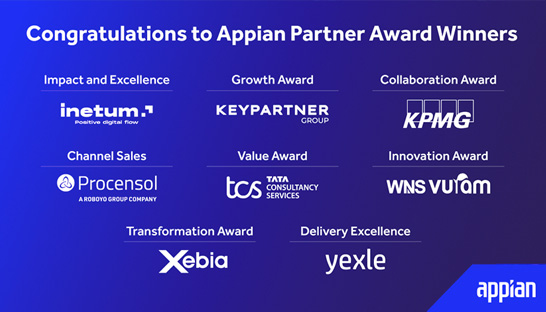 Meet Appian's top 2022 partners for Europe, Middle East and Africa