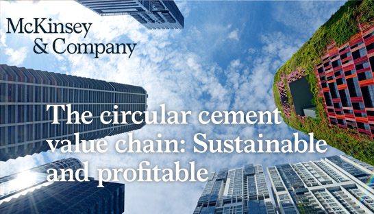 Circular cement industry could unlock €110 billion by 2050