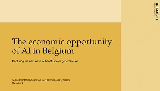 Generative AI boosts Belgian economy by €50 billion in decade