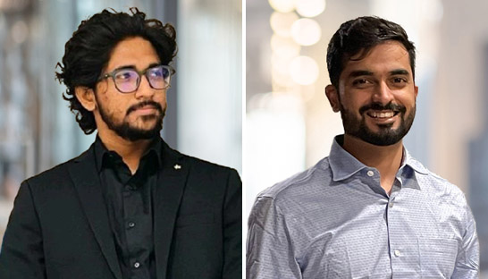 Abhisek Sahu and Bhavesh Karnani on their kickstart at Varrlyn