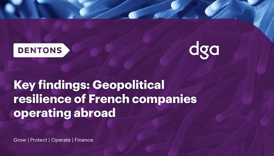 French companies not fully prepared for geopolitical risks