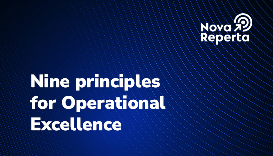 9 key principles for achieving real Operational Excellence