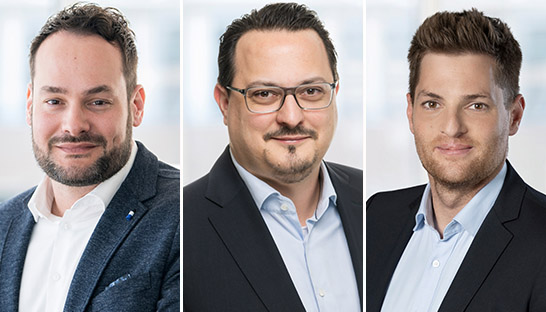 Patrick Heurich, Peter Sattler and Dennis Schmidt new partners at Horváth