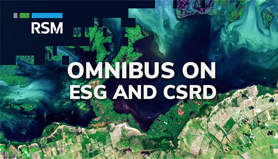 Omnibus to help EU companies weigh the strategic value of ESG and CSRD journeys