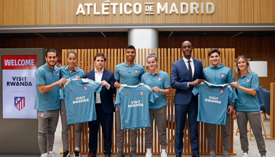 Visit Rwanda signs football sponsorship deal with Atlético de Madrid